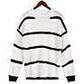 Popular Loose Sweater Causal Knitwear Striped Knitted Women Pullover