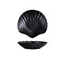 Porcelain Dessert Snack Fruit Salad Tableware Shell Shape Ceramic Plate for Restaurant