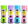 Portable Juicer Cup Personal Blender Electric Usb Rechargeable Fruit Juicer Blender Smoothies Shakes Mini Travel Plastic Bottle