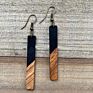 Premium Look Woman Jewelry Earring Design Wooden Resin Woman Earring