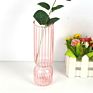 Professional Vertical Grain Straight Cylinder Glass Vase for Flowers