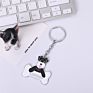 Promotional Metal Logo Keychain, Cute Pet Schnauzer Dog Bone Key Chains