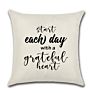 Proverbs Series Digital Printing Pillowcase Letter Cushion Cover Home Decor