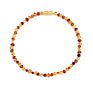Pure Natural Baltic Amber Beaded Teething Necklace for Baby