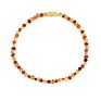 Pure Natural Baltic Amber Beaded Teething Necklace for Baby