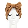 Retro Bow-Knot Knotted Headwraps for Women African Turban Pre-Tied Beanie