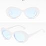 Retro Designer Sunglasses Famous Brands Outdoor Male Female Black White Uv400 Oval Sunglasses