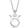 S925 Sterling Silver 12 Constellations Pendant Necklace Zodiac Sign Jewellery Gift for Women Girlfriend Couple