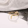 Surround Adjustable Gold Plated Zircon Snake Rings