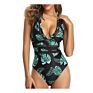 Sales Women One Piece Plunge V Neck Monokini Hollow Out Swimsuits Bathing Suit