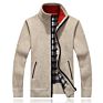 Self Cultivation Men's Jacket Cardigan Knitted Sweater Baseball Collar Casual Wear Cardigan Men