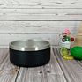 Sell Dog Food Bowl Double Wall Pet Food Feeding Stainless Steel Dog Bowl Anti-Slip Power Coated 9 Color in Stock