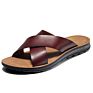 Sell Leather Men Sandals and Slippers Mens Genuine Leather Slippers Outdoor Beach Slippers for Men