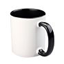 Seller Gift Ceramic Cup, Reusable Personalized Logo Print White Earthenware Sublimation Coffee Mug