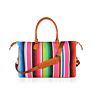 Serape Duffle Travel Bag Women Monogrammed Canvas Leopard Sunflower Duffle Weekender Tote Bag