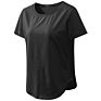 Short Sleeve Yoga Sportswear Swallowtail and Skirt T-Shirt