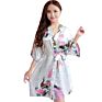 Silk Long Sets Kimono Robe Women