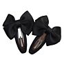 Snap Hair Clips with Bow Barrettes Bb Clips Hairbows Hairgrips Headwear Accessories for Baby Girls