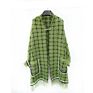 Soft Material Warm Knit Jacquard Fringed Ponchos Shrugs for Women