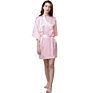 Solid Color Silk Wedding Dress Bridesmaid Bridal Robes Kimono Robe Bridesmaids Gifts Sets