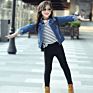 Solid Color Slim All-Match Cropped Pants Candy-Colored Girls' Leggings Children Kids Leggings Tights Young Girls