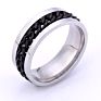 Stainless Steel Jewelry Titanium Steel Chain Rings for Men Rotatable