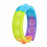 Stress Bracelet Fidget Wrist Strap Silicone Stress Relief Wristband Squeeze Fidget Bracelet Toy