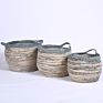 Style Collapsible Large Size Cotton Rope Woven Laundry Storage Box Basket