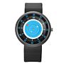 Style Famous Rubber Strap Retro Silicone Watch Ring Dial Black White Pink Blue Unisex Wristwatches Other Watch