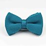 Style Men Women Soild Color Knit Bowtie Adjustable Double Deck Butterfly Bowties Designer Knitting Dress Knitted Bow Tie