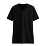 Stylish 150 Gsm V-Neck Distress Blank Cotton V Neck Plain T Shirts Men's Embroider T-Shirt