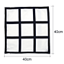 Sublimation Blank 4 Panel Pillow Case I Love You to the Moon and Back Panel Pillow Case