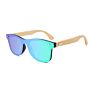 Sun Glasses Bambu Plastic Frame Bamboo Temple Sunglasses