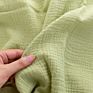Super Soft and Cozy Your Size 100% Organic Cotton Double Gauze Muslin Baby Crib Fitted Sheet