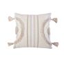 Tufted Boho Square Throw Pillow Covers Rectangle Farmhouse Cotton Woven Tufted Boho Throw Pillow Covers