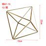Typ3134 Modern Rustic Art Style Hanging Air Plant Holder Himmeli Geometric Planter Metal Airplant Rack Tillandsia Hanger