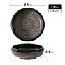 Uaral Japanese Tableware Restaurant Ceramic Crockery Stoneware Dipping Soy Sauce Dish Bowl Ceramic Serving Dishes