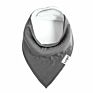 Unisex 8-Pack Gift Set 100% Organic Cotton Plain Color Triangle Absorbent Baby Bandana Drool Teething Bibs