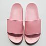 Unisex Slipper Indoor Outdoor Sliders Sandal, Light Orange Blank Color Sandals Pvc Slides