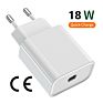 Usb-C 18W 20W Type-C Pd Charger Power Adapter Charger for Iphone 11 Pro Max Fast Charger for Apple