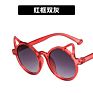 Uv 400 Children Retro Glasses Designers Novelty Little Boys Girl Age 3-8 round Cute Cat Ear Kids Sunglasses