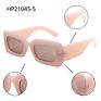 Viff Hp21045 Uv400 Protection Lady Sun Glasses, Bold Frame Luxury Vintage Rectangle Women Sunglasses