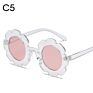 Vintage Kids Sunglasses Child Sun Glasses round Flower Gafas Baby Children Uv400 Sport Sunglasses Girls Boys Oculos De Sol