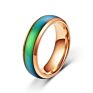 Vriua Classic Temperature Change Color Mood Ring Jewelry 6Mm Wide Smart Discolor Rings