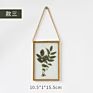 Wall Decorations for Home Rustic Metal Wall Hanging Double Sides Glass Picture Photo Frame for Living Room Art Frame