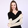 Warm Long Fingerless Gloves Women Knitted Arm Warmers Gloves Mittens