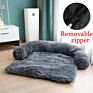 Washable Rug Warm Cat Bed Mat for Couches Car Floor Protector Removable Faux Fur Pet Dog Mat Sofa Dog Bed Soft Pad Blanket