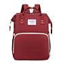 Waterproof Mummy Back Pack Crib Large Capacity Mom Backpack Foldable Baby Bed Diaper Bags with Changing Station