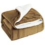 Whole- Unique Portable Soft Throw Luxury Sherpa Bamboo Blanket