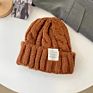Wild and Loose in the of Ear Protection Knitted Woolen Hat